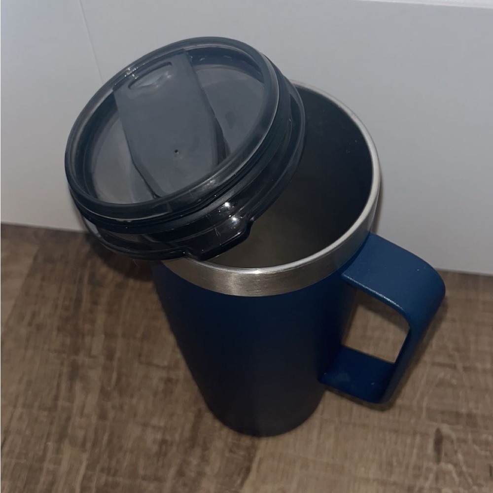 Blue Travel Mug with Lid